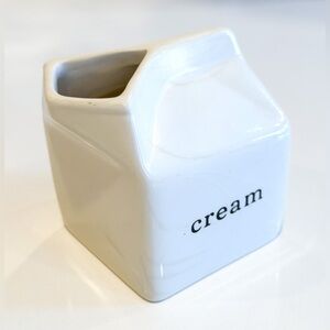 Crate & Barrel Ceramic Creamer